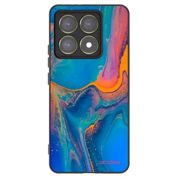 Picasee husă neagră din silicon pentru Xiaomi 14T - Rainbow