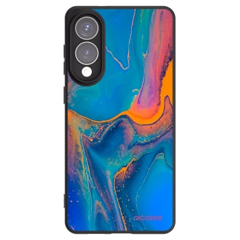 Picasee husă neagră din silicon pentru Samsung Galaxy S25 Edge 5G - Rainbow