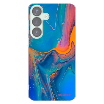Picasee husă transparentă din silicon pentru Samsung Galaxy S25+ 5G - Rainbow