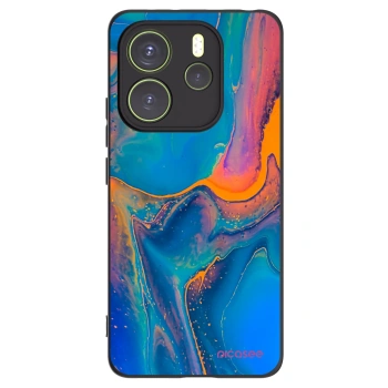 Picasee husă neagră din silicon pentru Xiaomi Redmi Note 14 4G - Rainbow