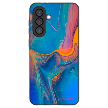 Picasee husă neagră din silicon pentru Samsung Galaxy A56 5G A566B - Rainbow