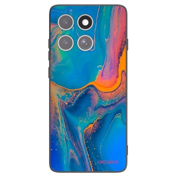 Picasee husă neagră din silicon pentru Motorola Edge 60 Pro - Rainbow