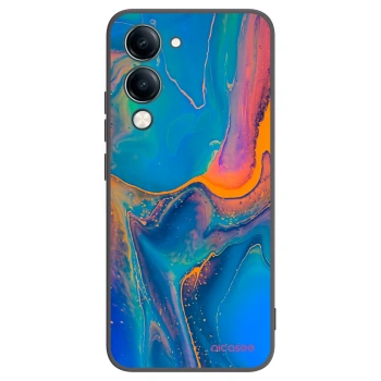Picasee husă neagră din silicon pentru Vivo Y29s 5G - Rainbow