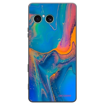 Picasee husă neagră din silicon pentru Sony Xperia 10 VII - Rainbow
