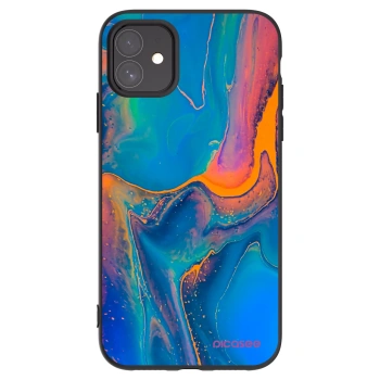 Picasee husă neagră din silicon pentru Apple iPhone 11 - Rainbow