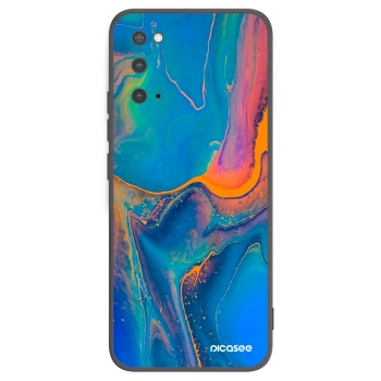 Picasee husă neagră din silicon pentru Samsung Galaxy S20 G980F - Rainbow