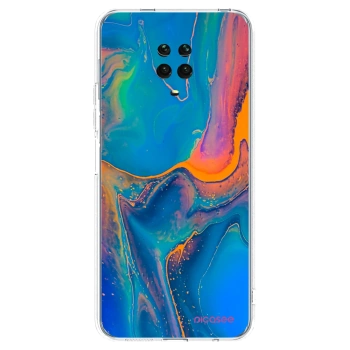 Picasee husă transparentă din silicon pentru Xiaomi Redmi Note 9 Pro - Rainbow