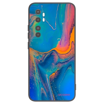 Picasee husă neagră din silicon pentru Xiaomi Mi Note 10 Lite - Rainbow