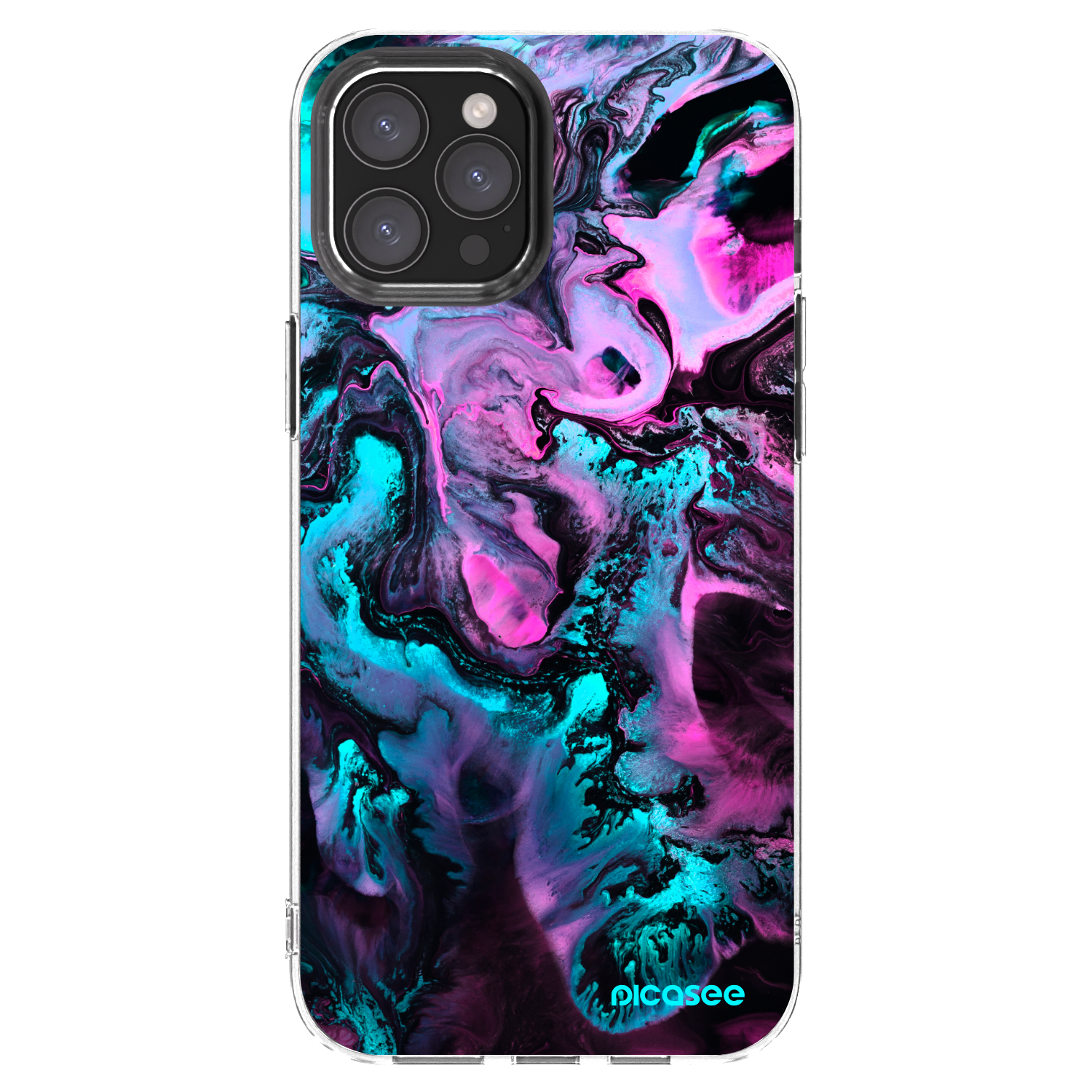Picasee husă transparentă din silicon pentru Apple iPhone 12 Pro Max - Lean