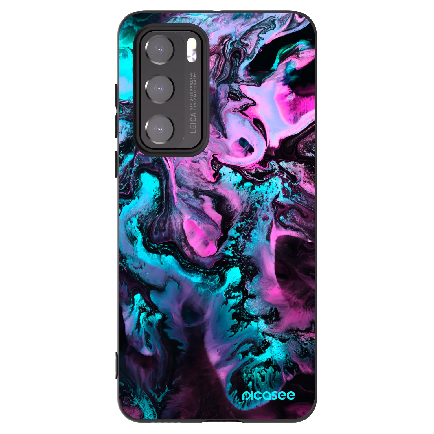 Picasee husă neagră din silicon pentru Huawei P40 - Lean