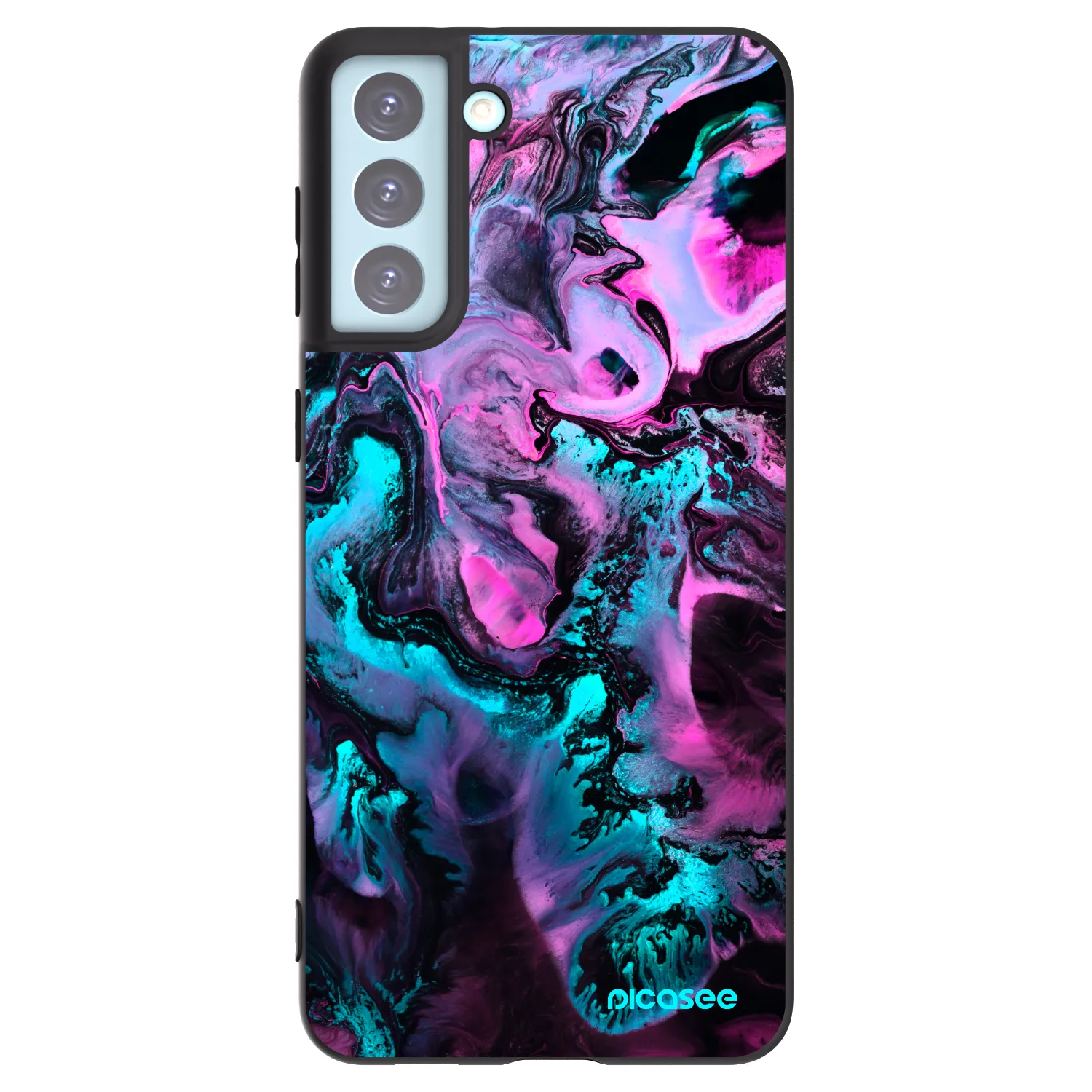 Picasee husă neagră din silicon pentru Samsung Galaxy S21+ 5G G996F - Lean