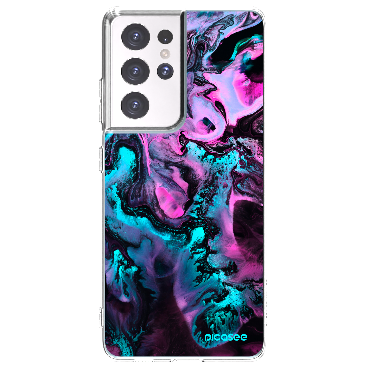 Picasee husă transparentă din silicon pentru Samsung Galaxy S21 Ultra 5G G998B - Lean