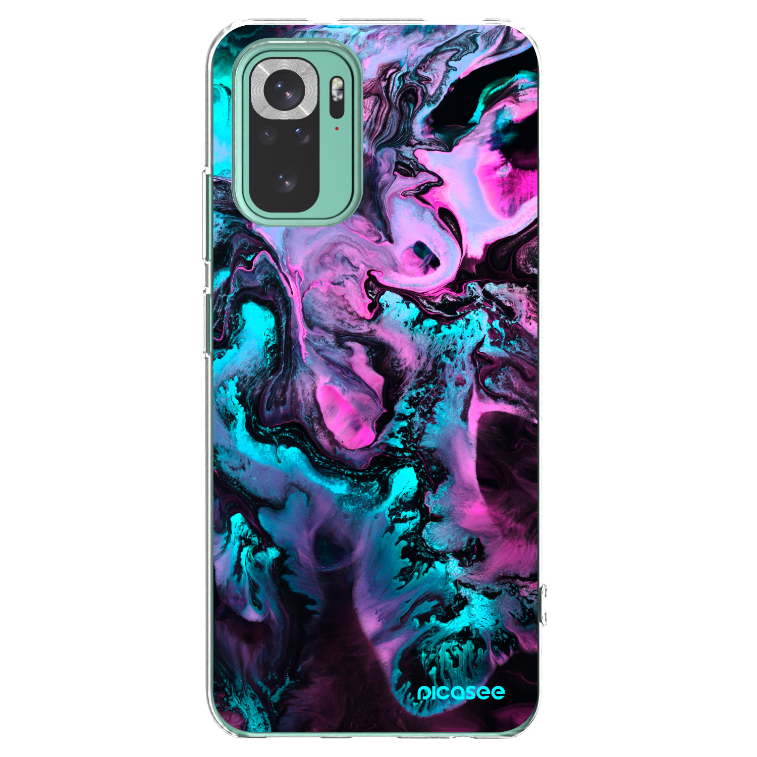 Picasee husă transparentă din silicon pentru Xiaomi Redmi Note 10 Pro - Lean