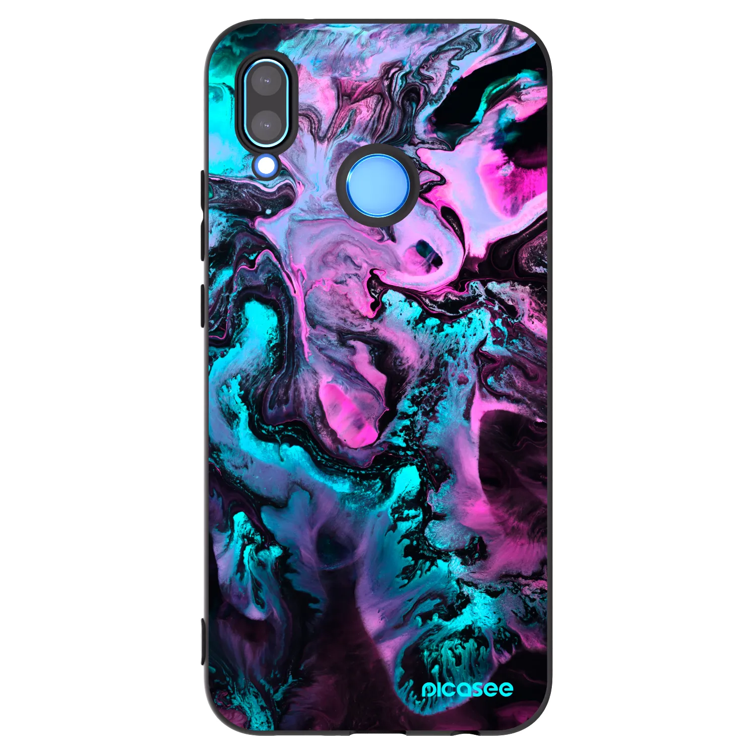 Picasee husă neagră din silicon pentru Huawei P20 Lite - Lean