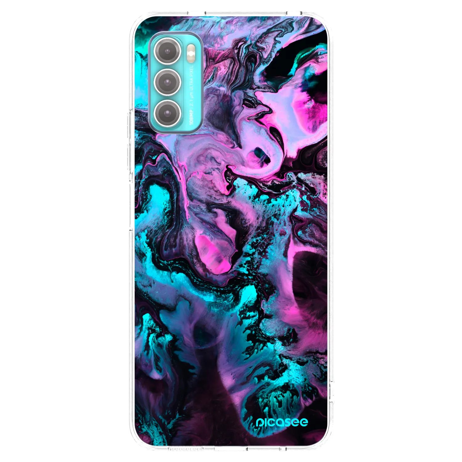 Picasee husă transparentă din silicon pentru Motorola Moto G60 - Lean