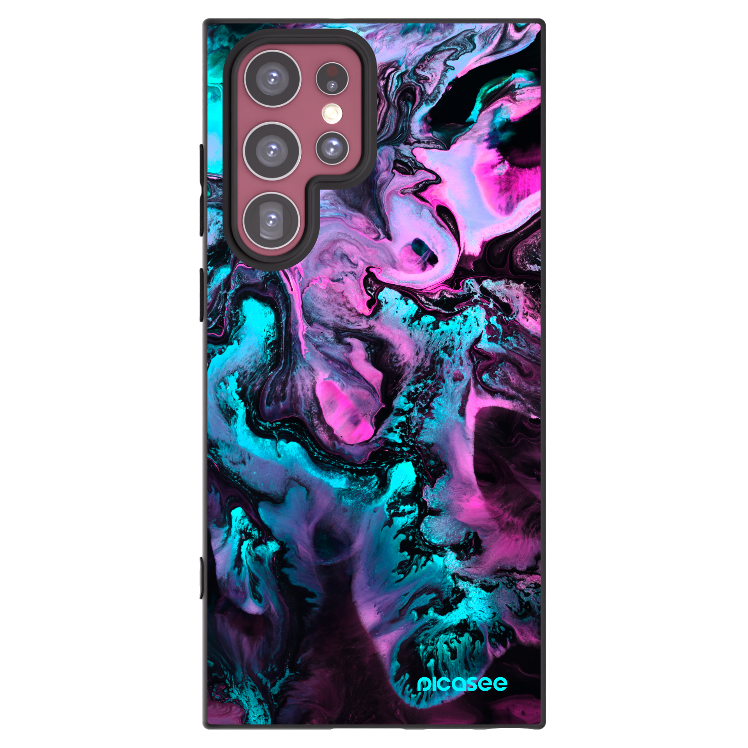 Picasee husă neagră din silicon pentru Samsung Galaxy S22 Ultra 5G - Lean