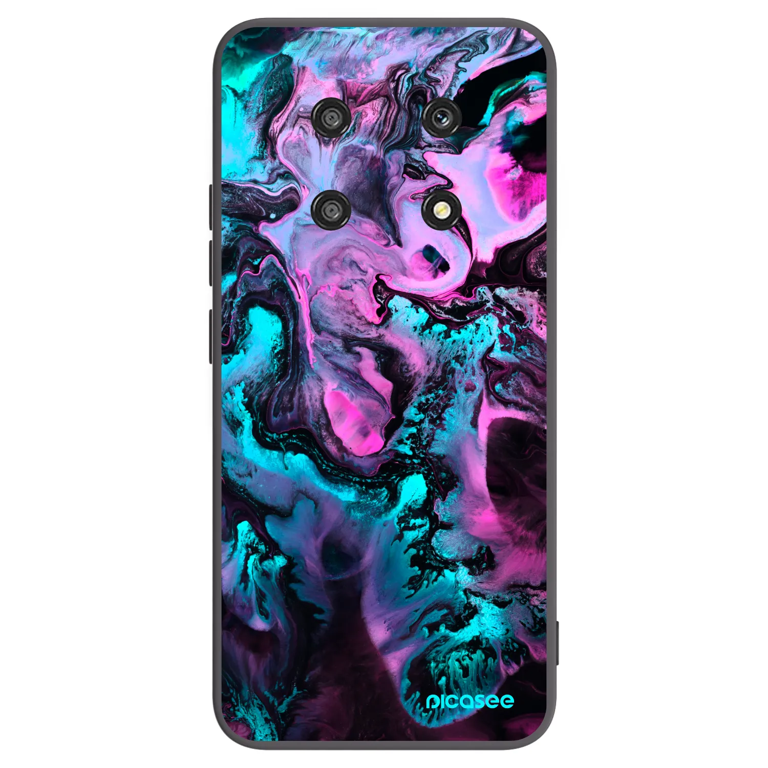 Picasee husă neagră din silicon pentru Honor Magic4 Lite 5G - Lean