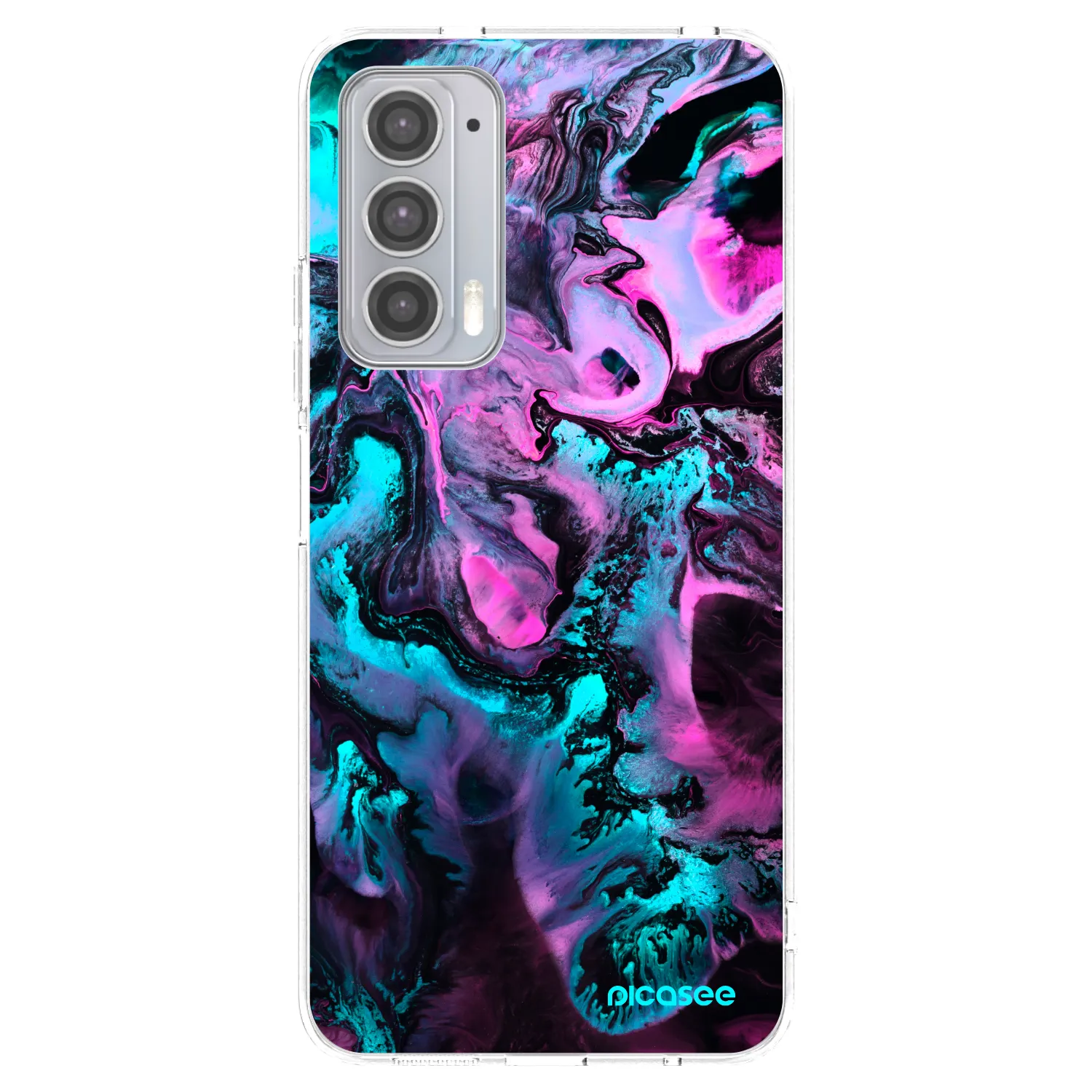 Picasee husă transparentă din silicon pentru Motorola Edge 20 - Lean