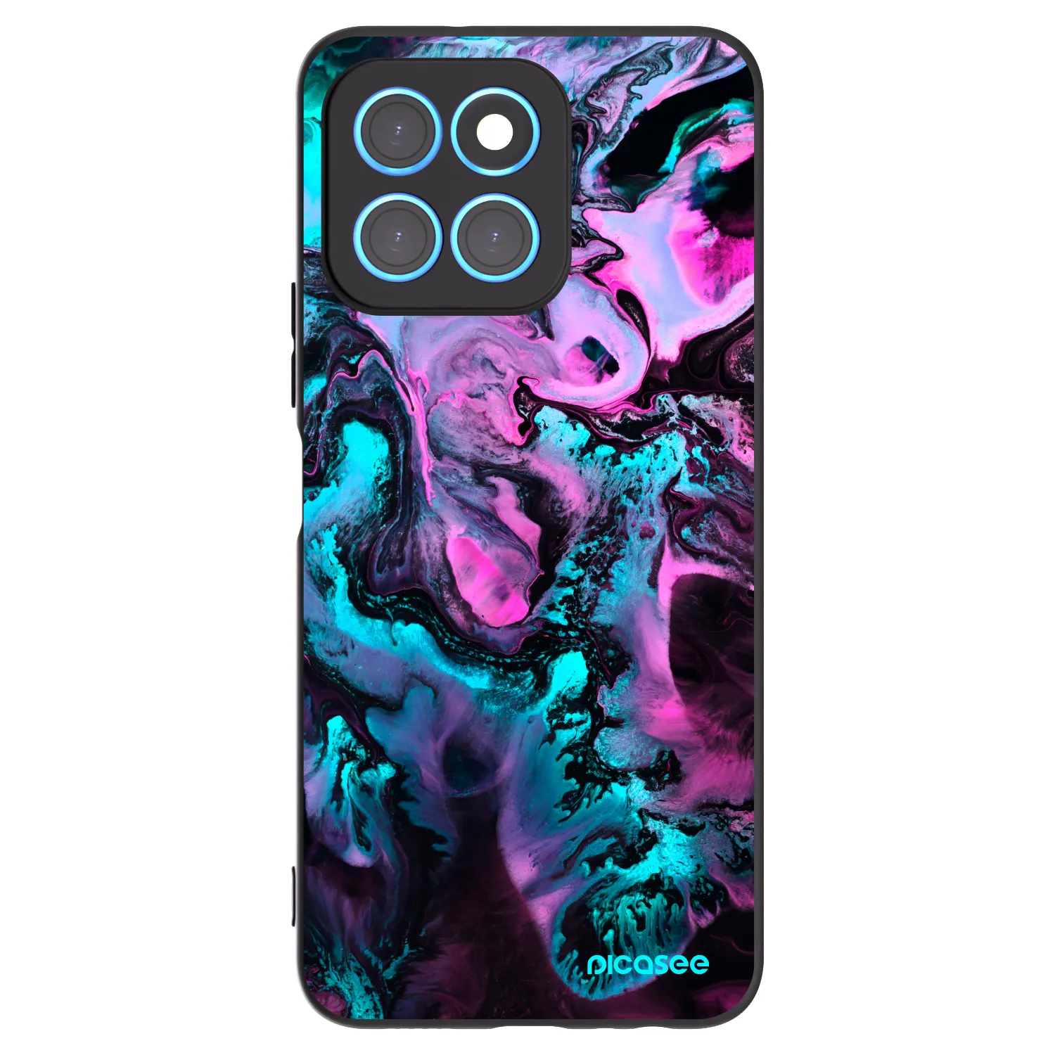 Picasee husă neagră din silicon pentru Honor X6 - Lean