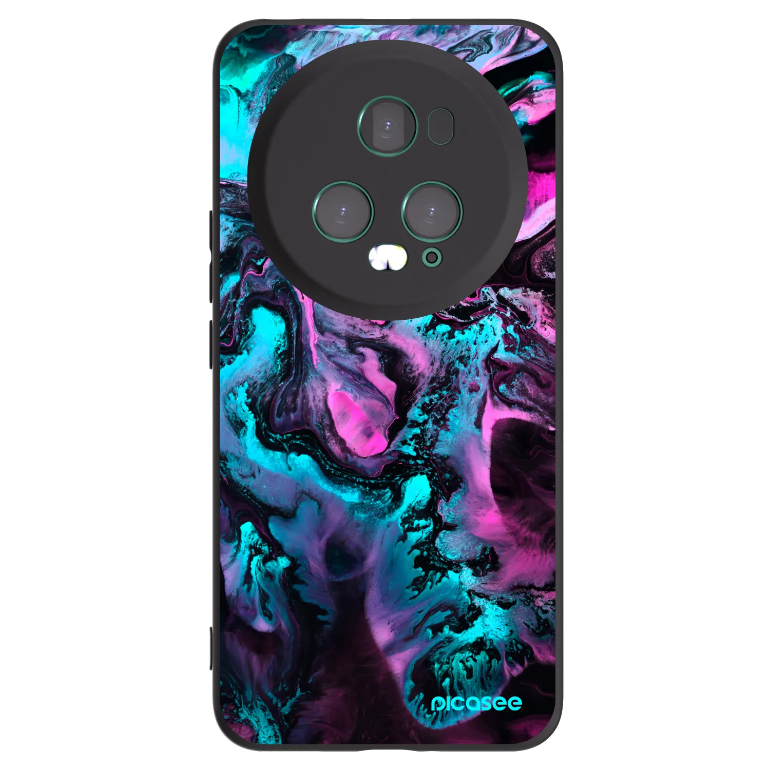 Picasee husă neagră din silicon pentru Honor Magic5 Pro - Lean