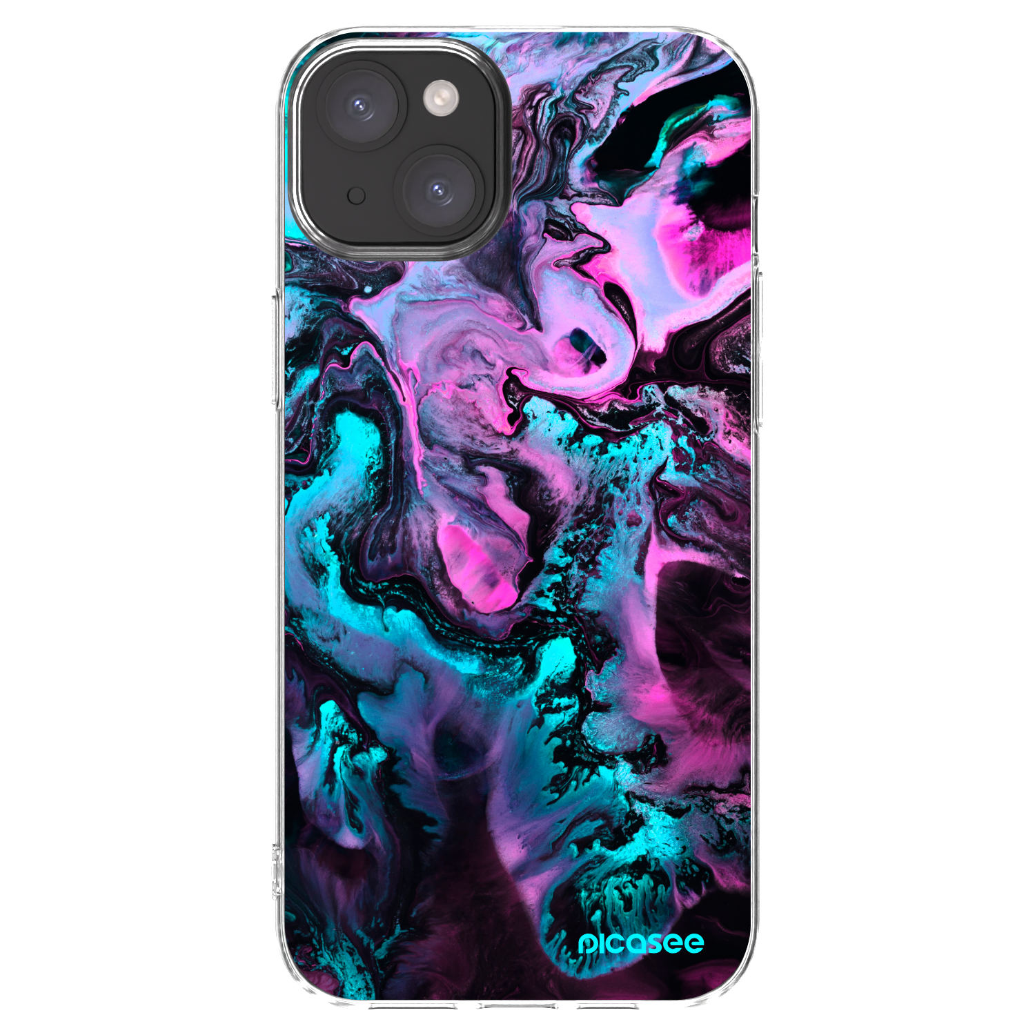 Picasee husă transparentă din silicon pentru Apple iPhone 15 Plus - Lean