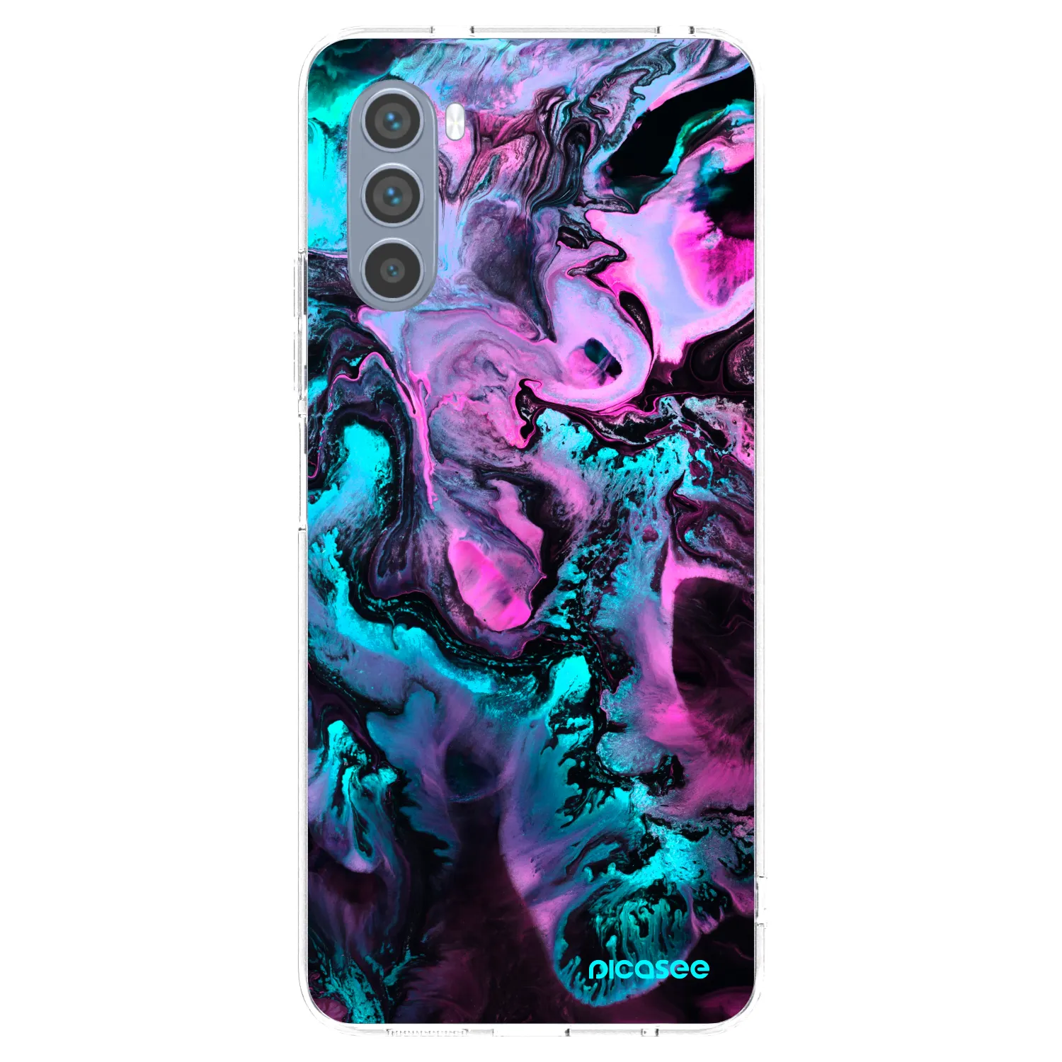 Picasee husă transparentă din silicon pentru Motorola Moto G62 - Lean