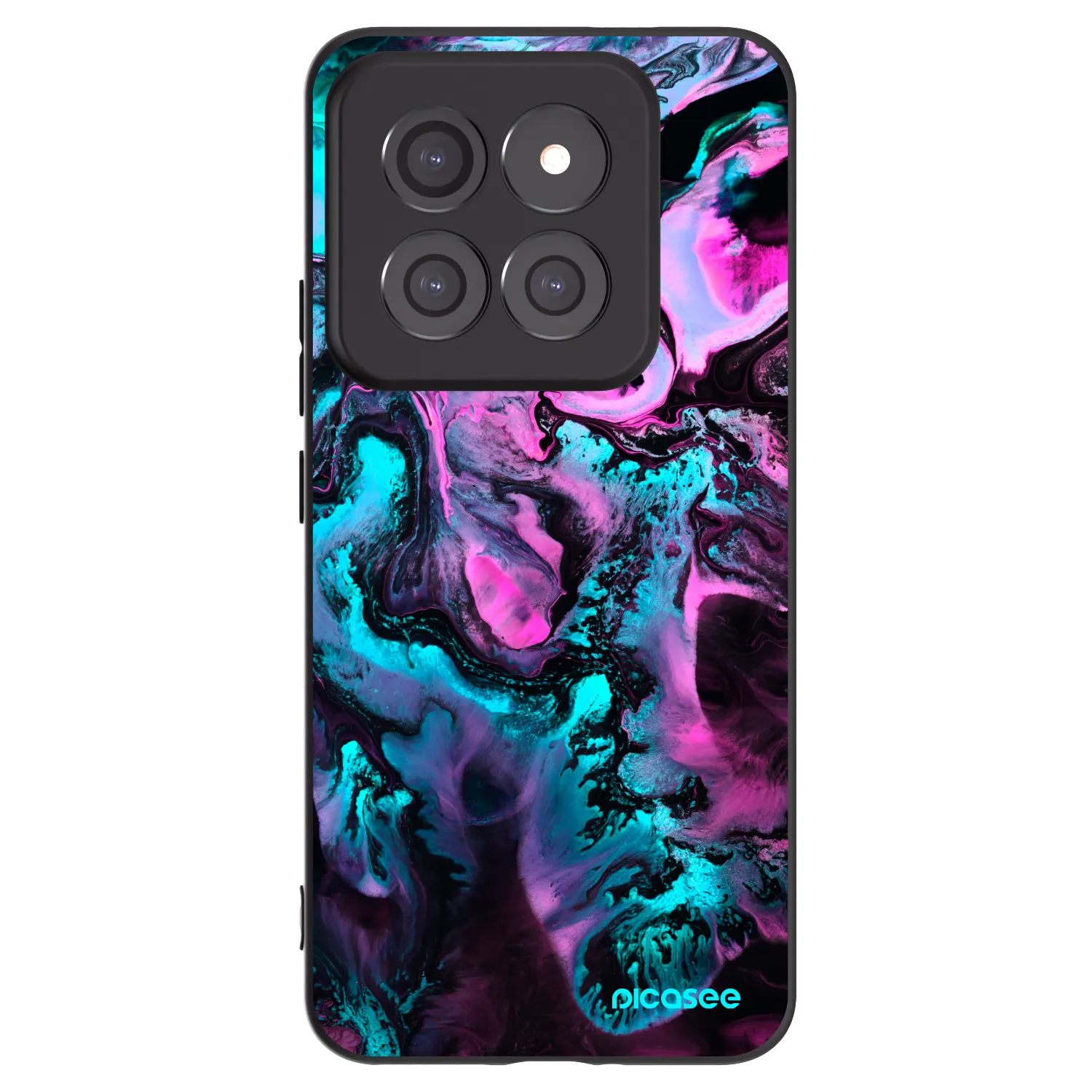 Picasee husă neagră din silicon pentru Xiaomi 14 Pro - Lean