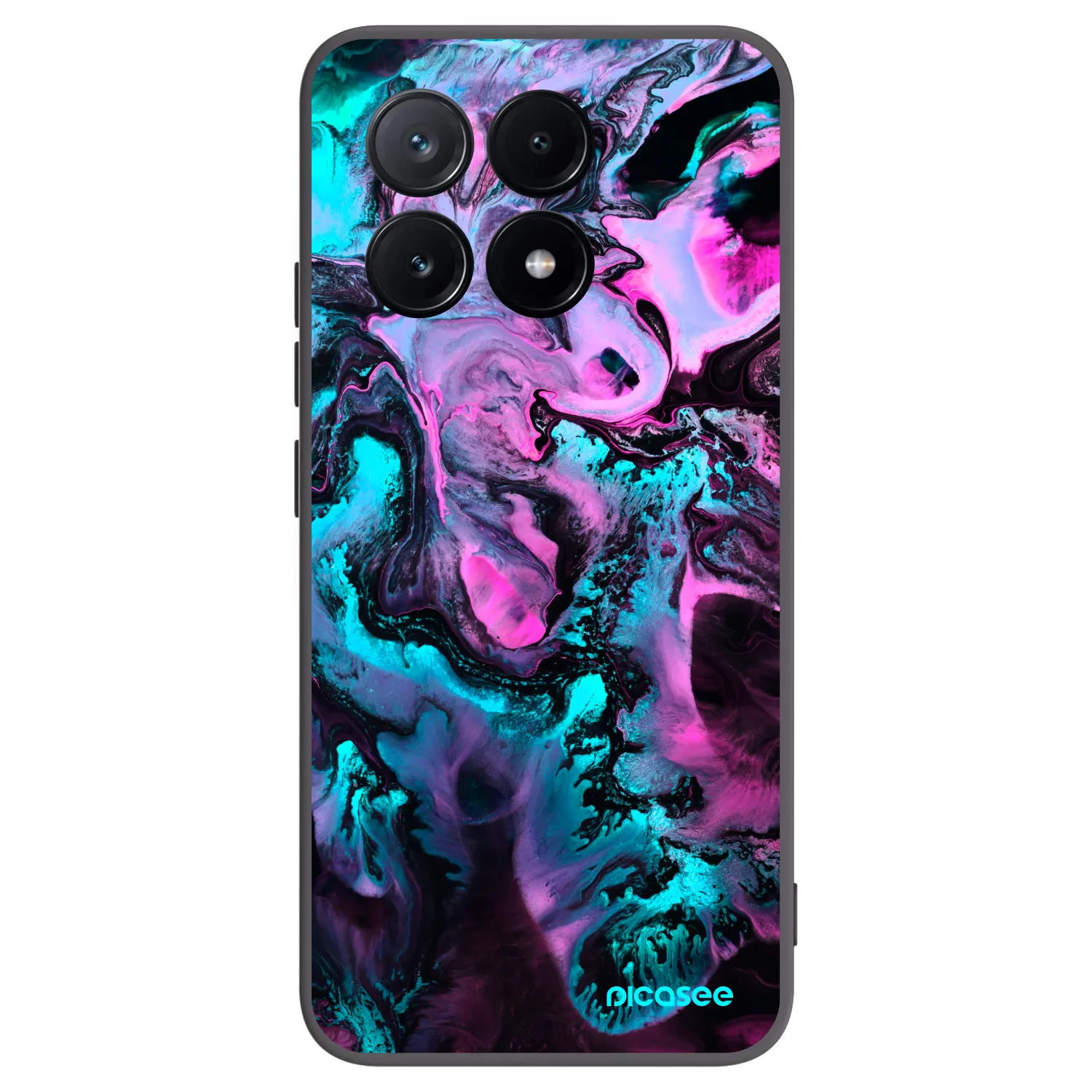 Picasee husă neagră din silicon pentru Xiaomi Poco X6 Pro - Lean