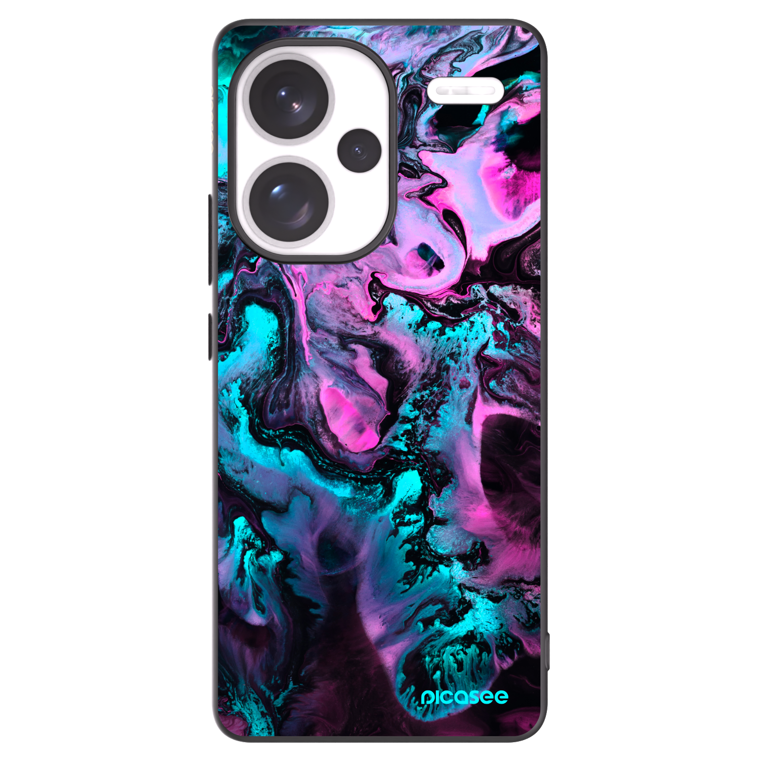 Picasee husă neagră din silicon pentru Xiaomi Redmi Note 13 Pro+ 5G - Lean