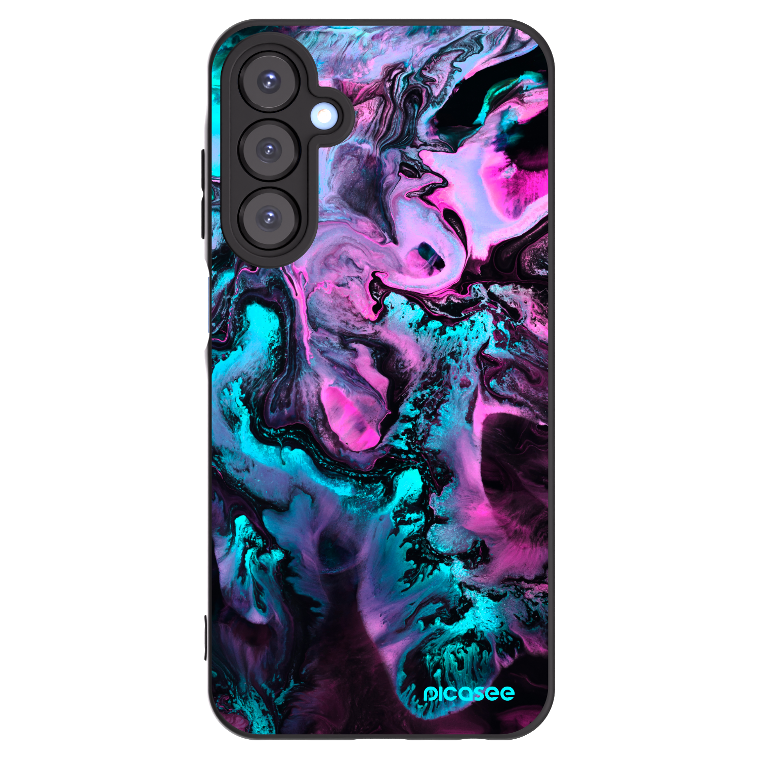Picasee husă neagră din silicon pentru Samsung Galaxy A25 A256B 5G - Lean