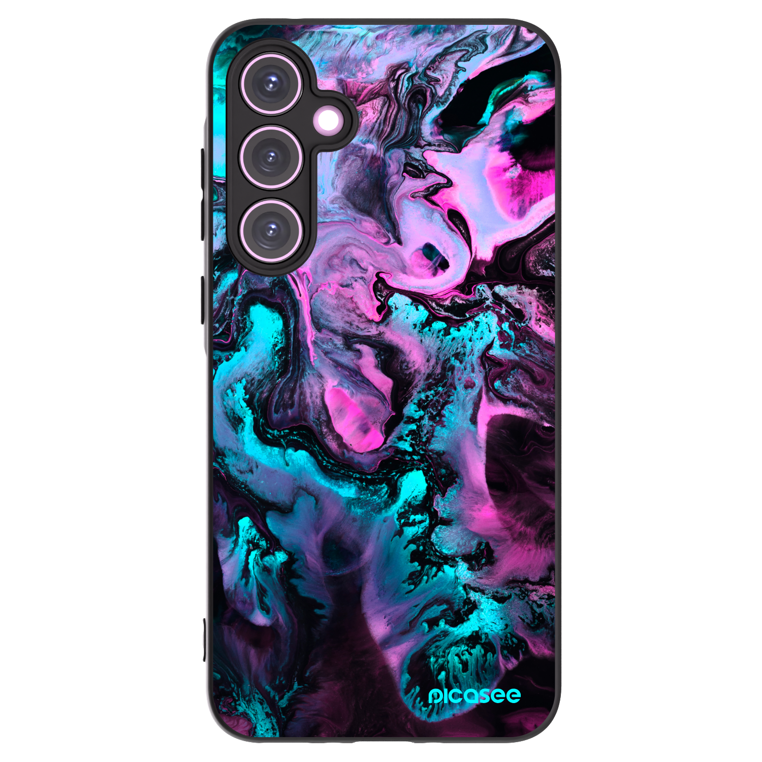 Picasee husă neagră din silicon pentru Samsung Galaxy A35 5G A356B - Lean