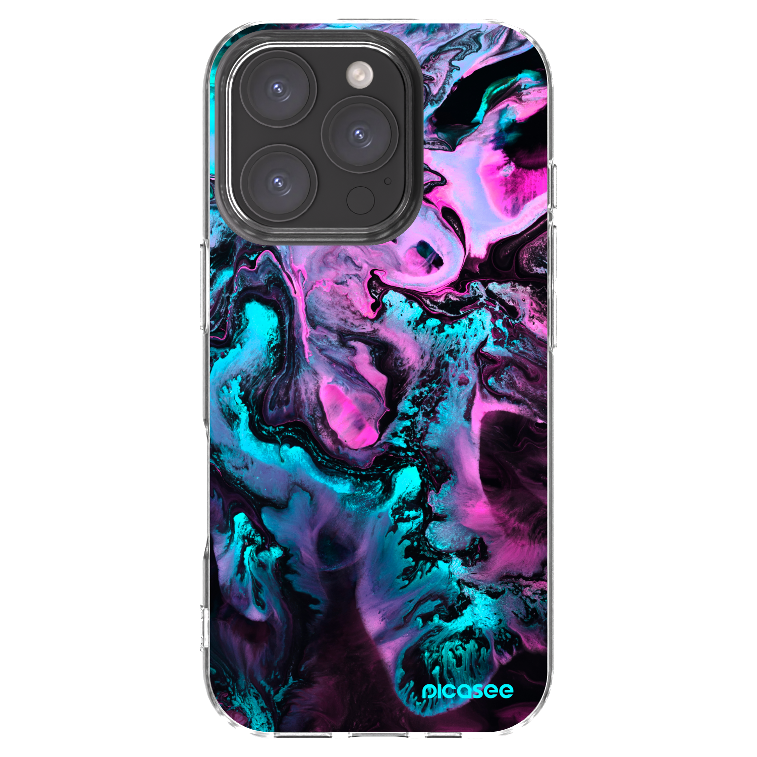 Picasee husă transparentă din silicon pentru Apple iPhone 16 Pro - Lean