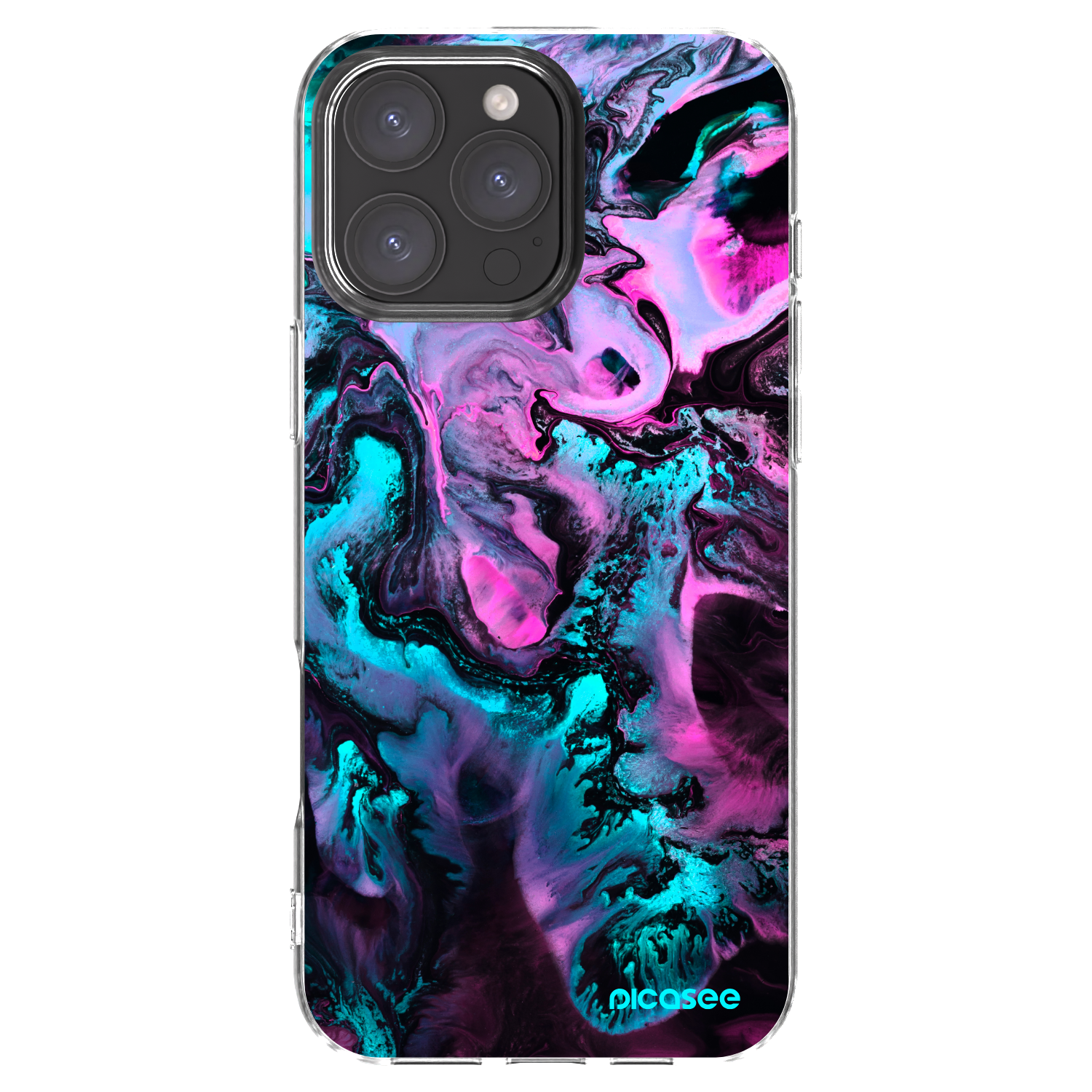 Picasee husă transparentă din silicon pentru Apple iPhone 16 Pro Max - Lean