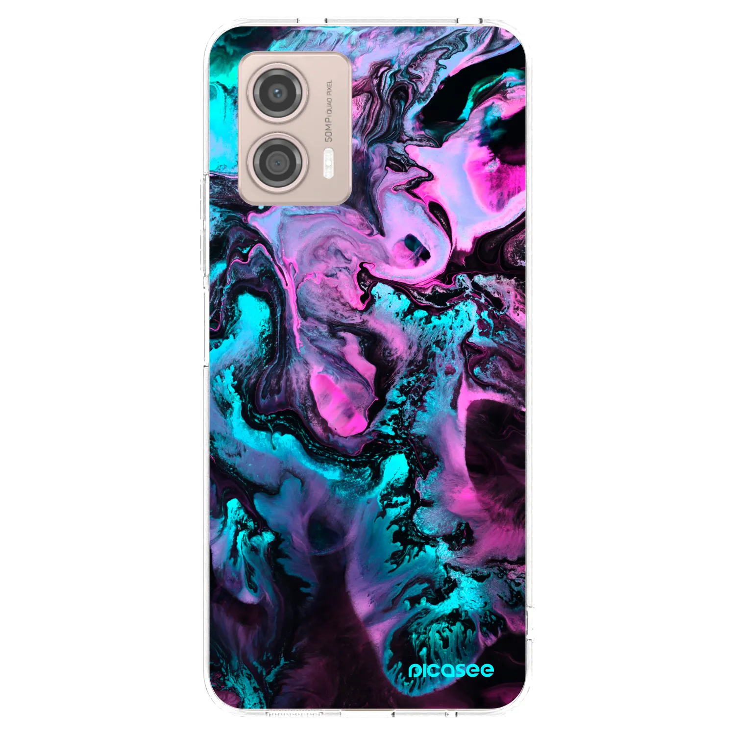 Picasee husă transparentă din silicon pentru Motorola Moto G53 5G - Lean
