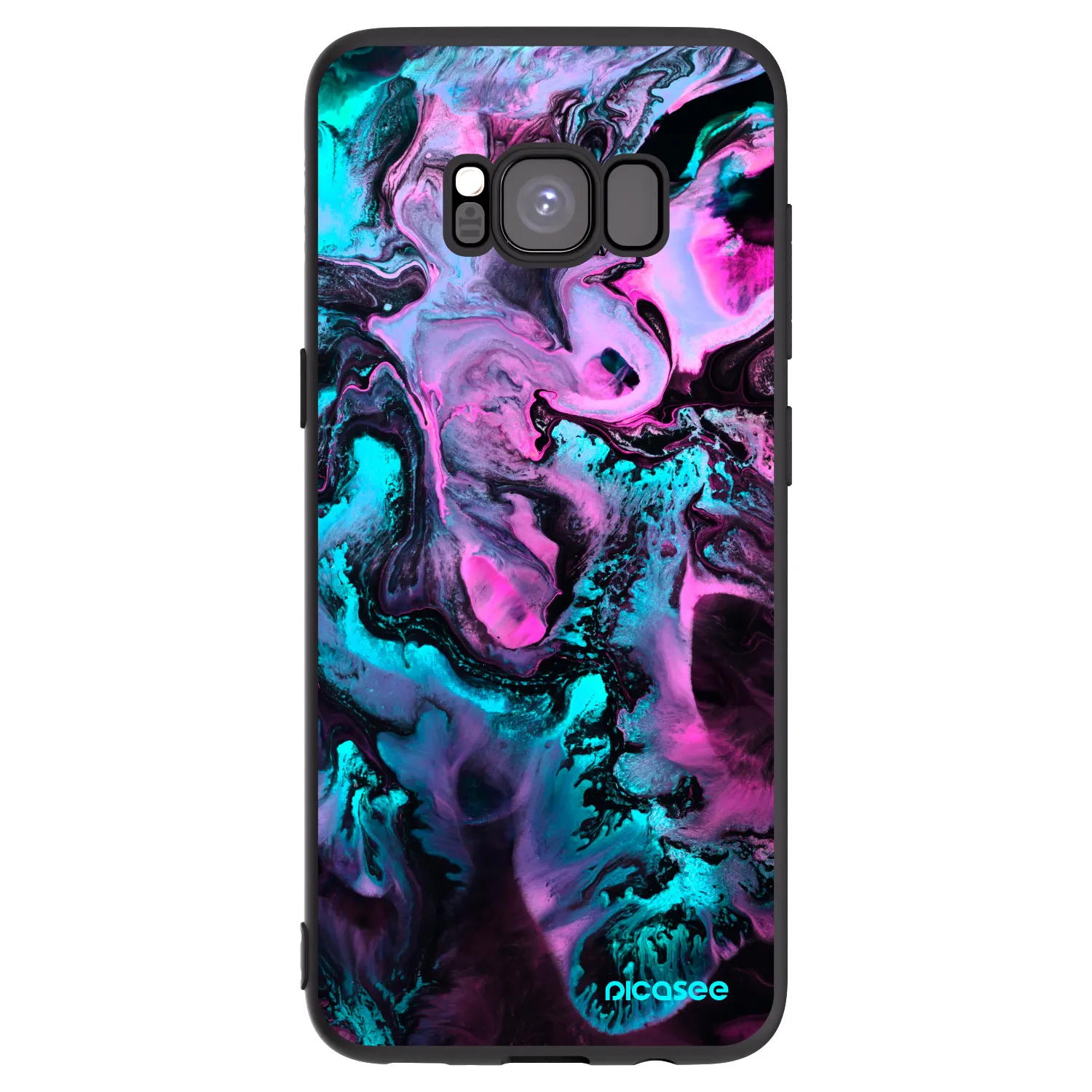 Picasee husă neagră din silicon pentru Samsung Galaxy S8 G950F - Lean