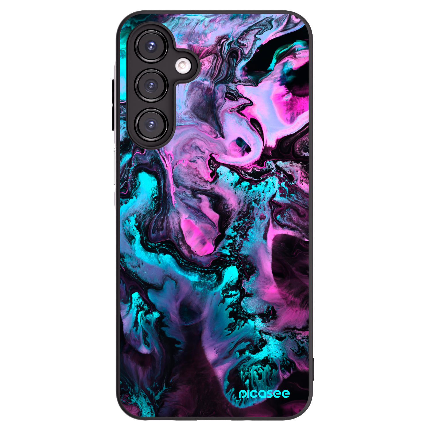 Picasee husă neagră din silicon pentru Samsung Galaxy A16 5G - Lean