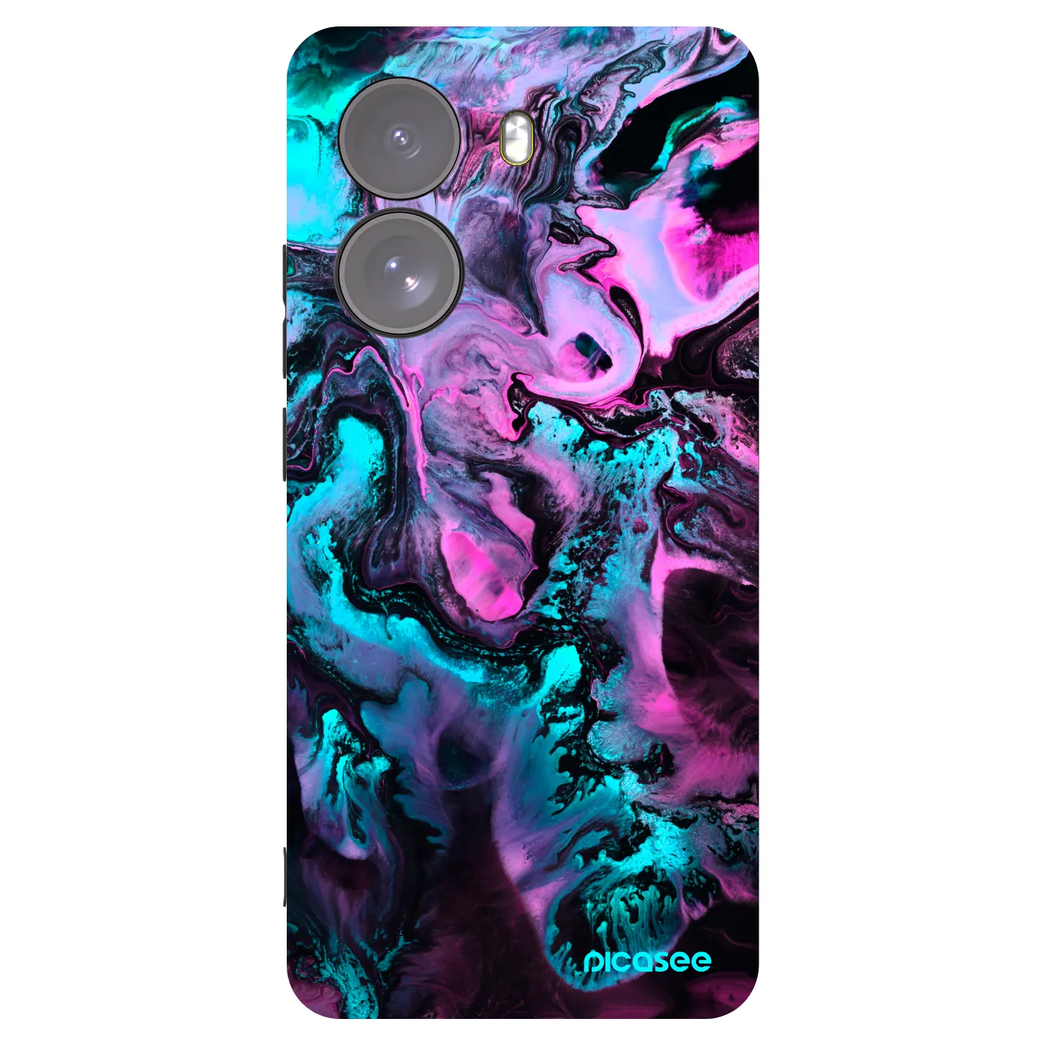 Picasee husă neagră din silicon pentru Xiaomi Poco X7 - Lean