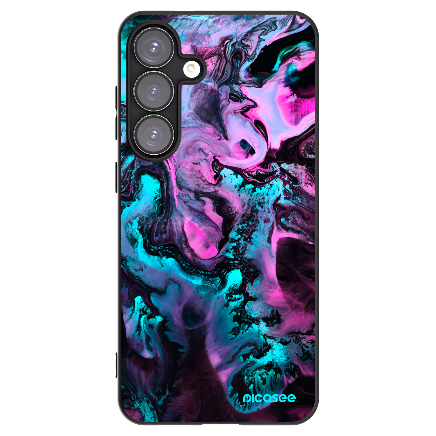 Picasee husă neagră din silicon pentru Samsung Galaxy S25+ 5G - Lean