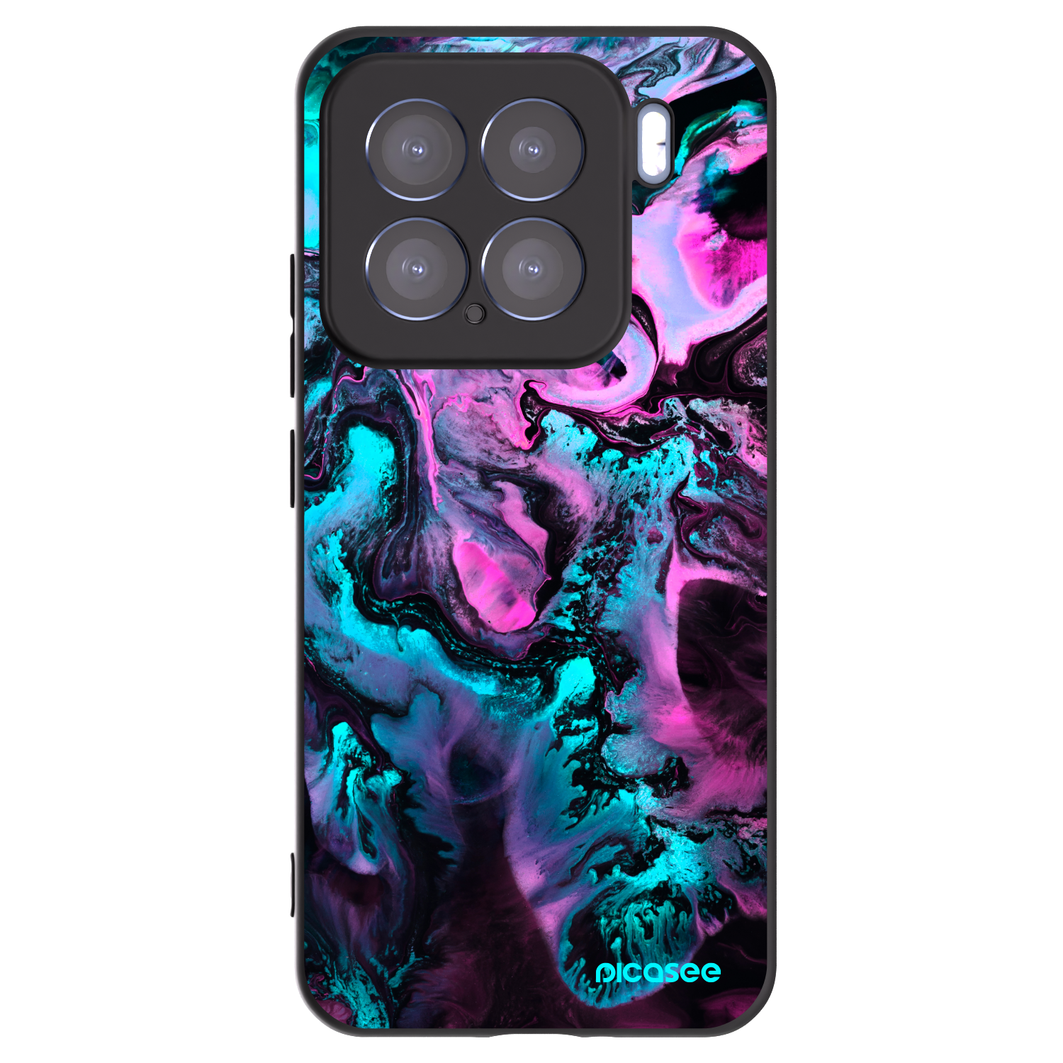 Picasee husă neagră din silicon pentru Xiaomi 15 - Lean