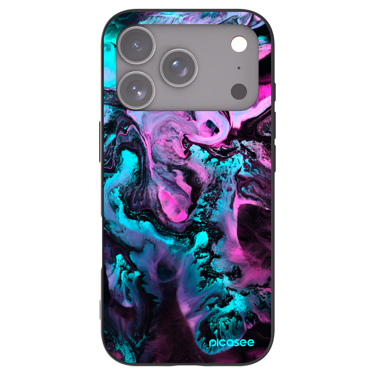 Picasee husă neagră din silicon pentru Apple iPhone 17 Pro - Lean