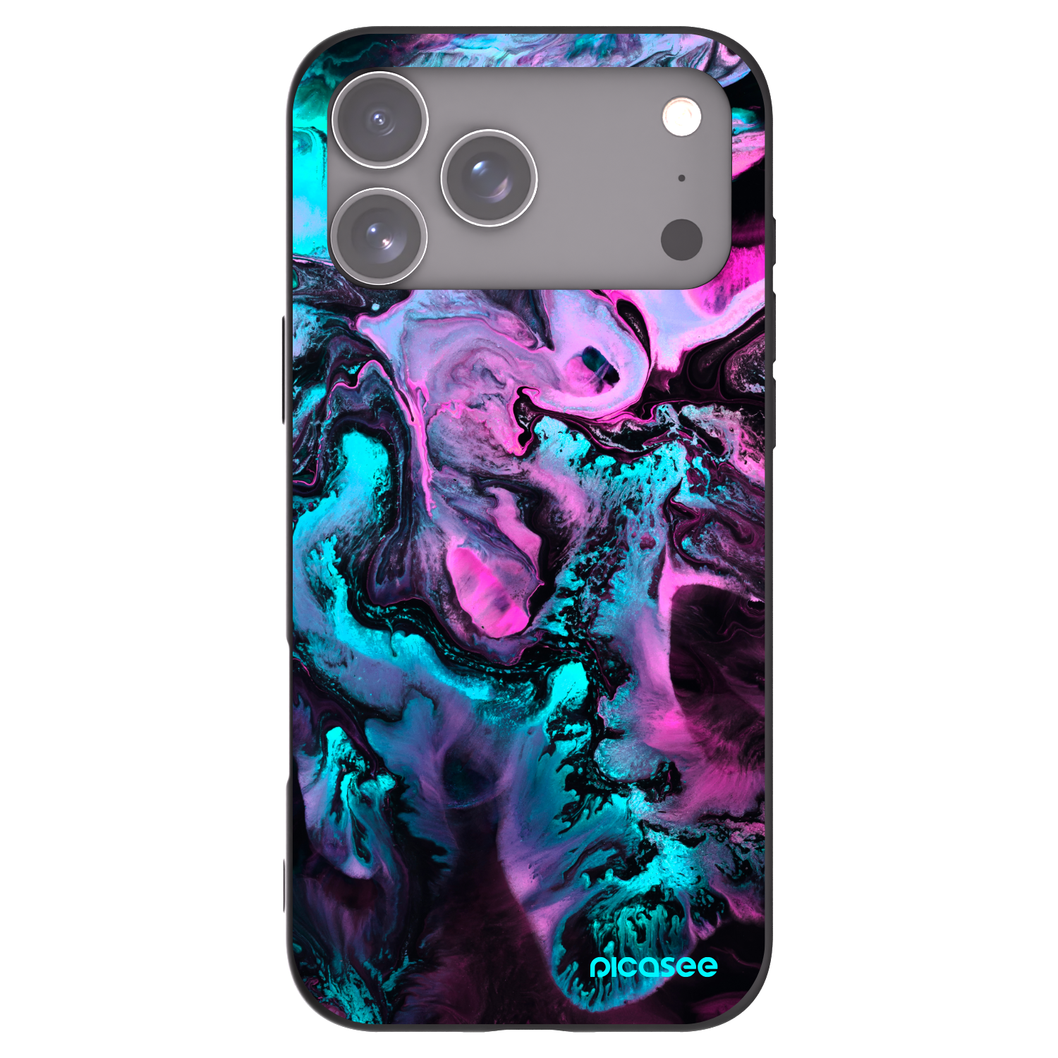 Picasee husă neagră din silicon pentru Apple iPhone 17 Pro Max - Lean