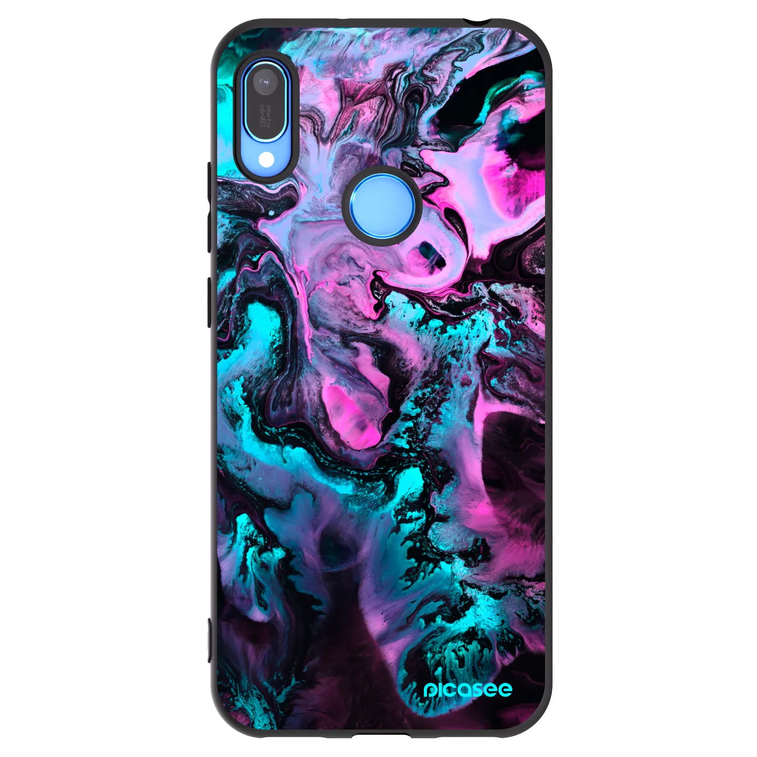 Picasee husă neagră din silicon pentru Huawei Y6 2019 - Lean