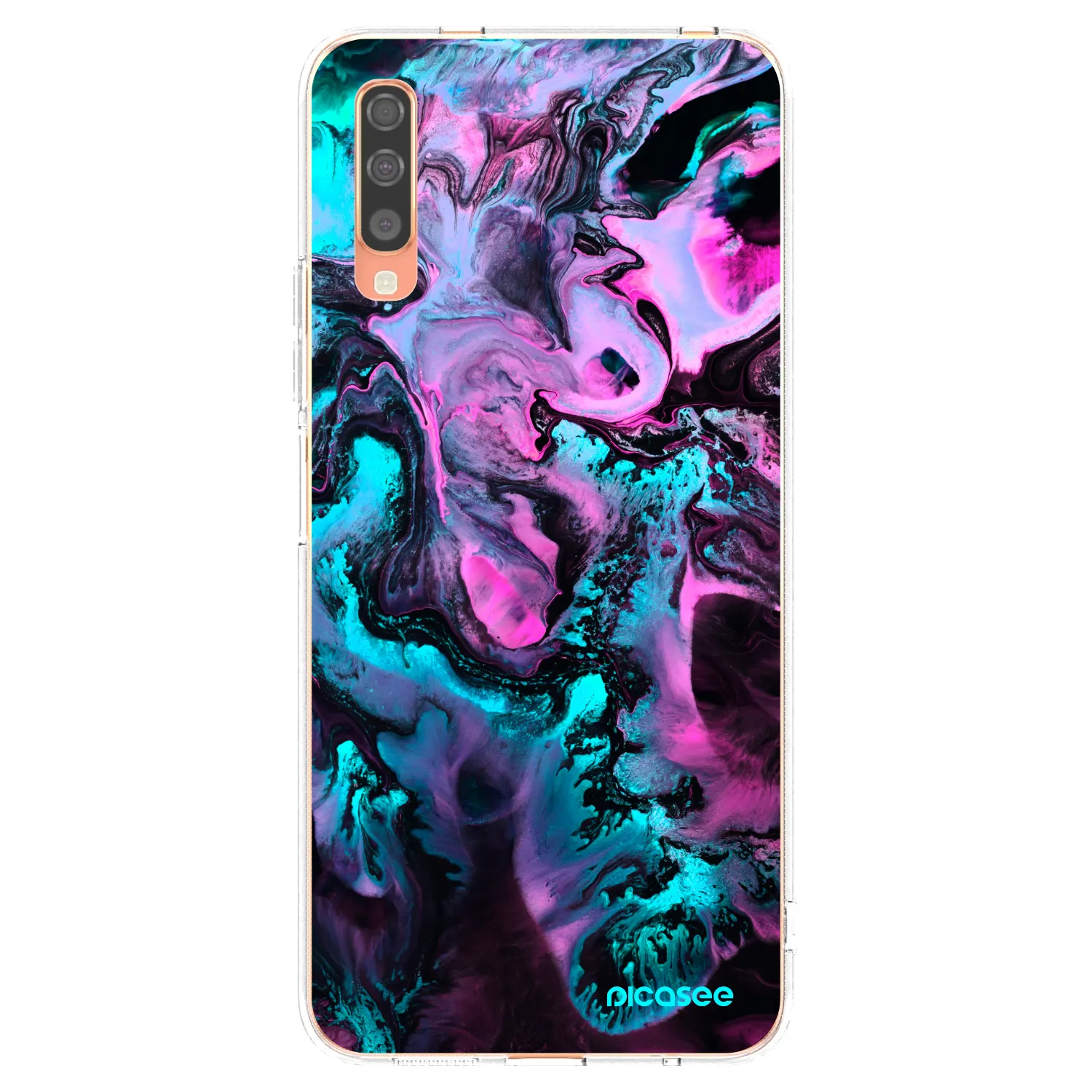Picasee husă transparentă din silicon pentru Samsung Galaxy A70 A705F - Lean