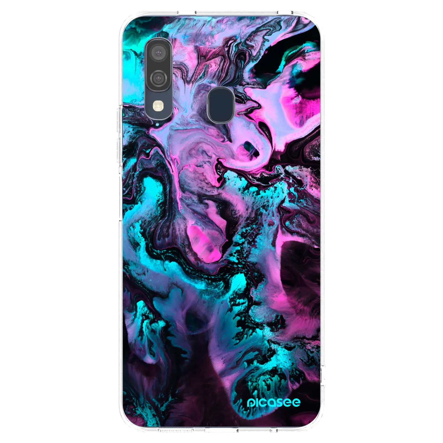 Picasee husă transparentă din silicon pentru Samsung Galaxy A40 A405F - Lean