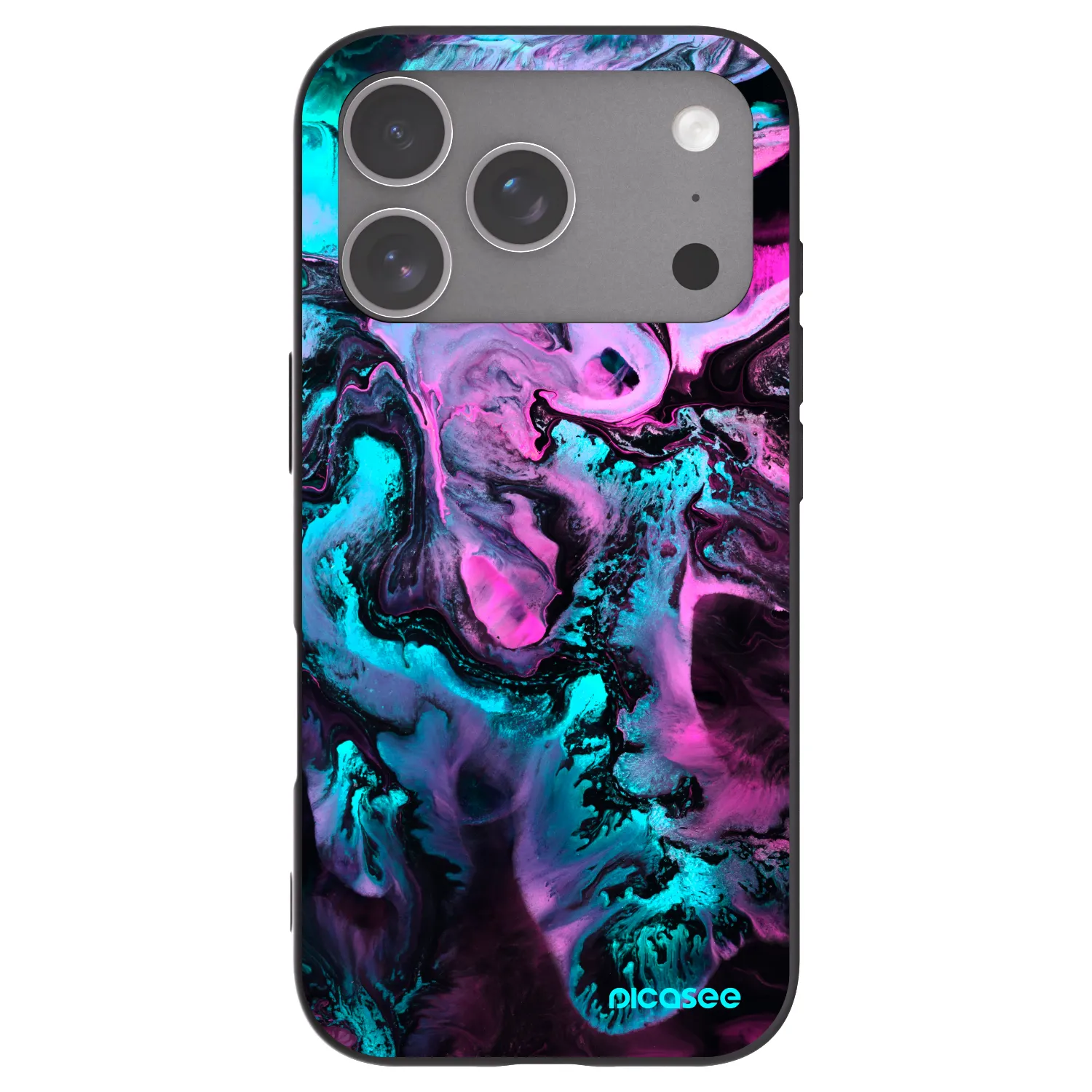 Picasee husă neagră din silicon pentru Apple iPhone 18 Pro - Lean