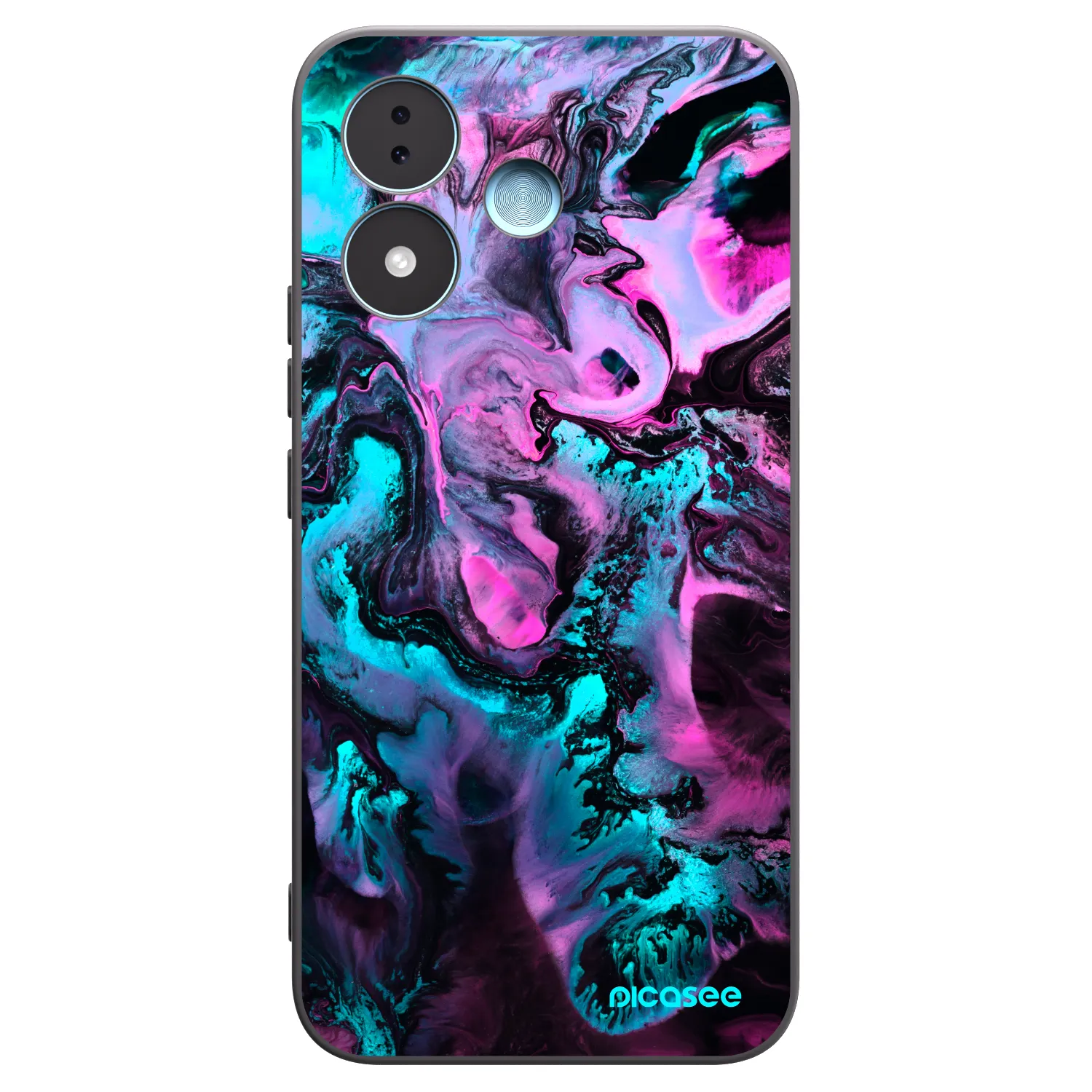 Picasee husă neagră din silicon pentru Xiaomi Redmi Note 17 5G - Lean