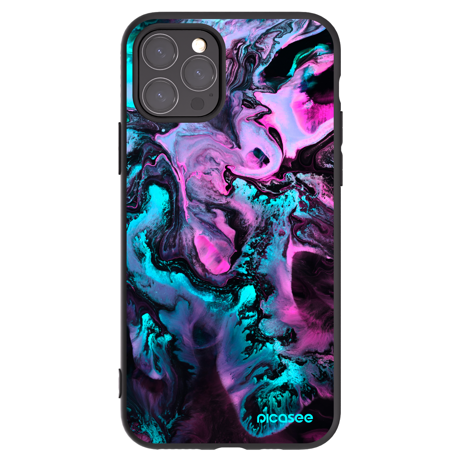Picasee husă neagră din silicon pentru Apple iPhone 11 Pro - Lean
