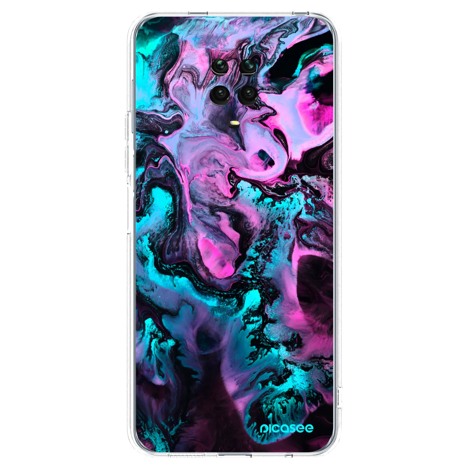 Picasee husă transparentă din silicon pentru Xiaomi Redmi Note 9S - Lean