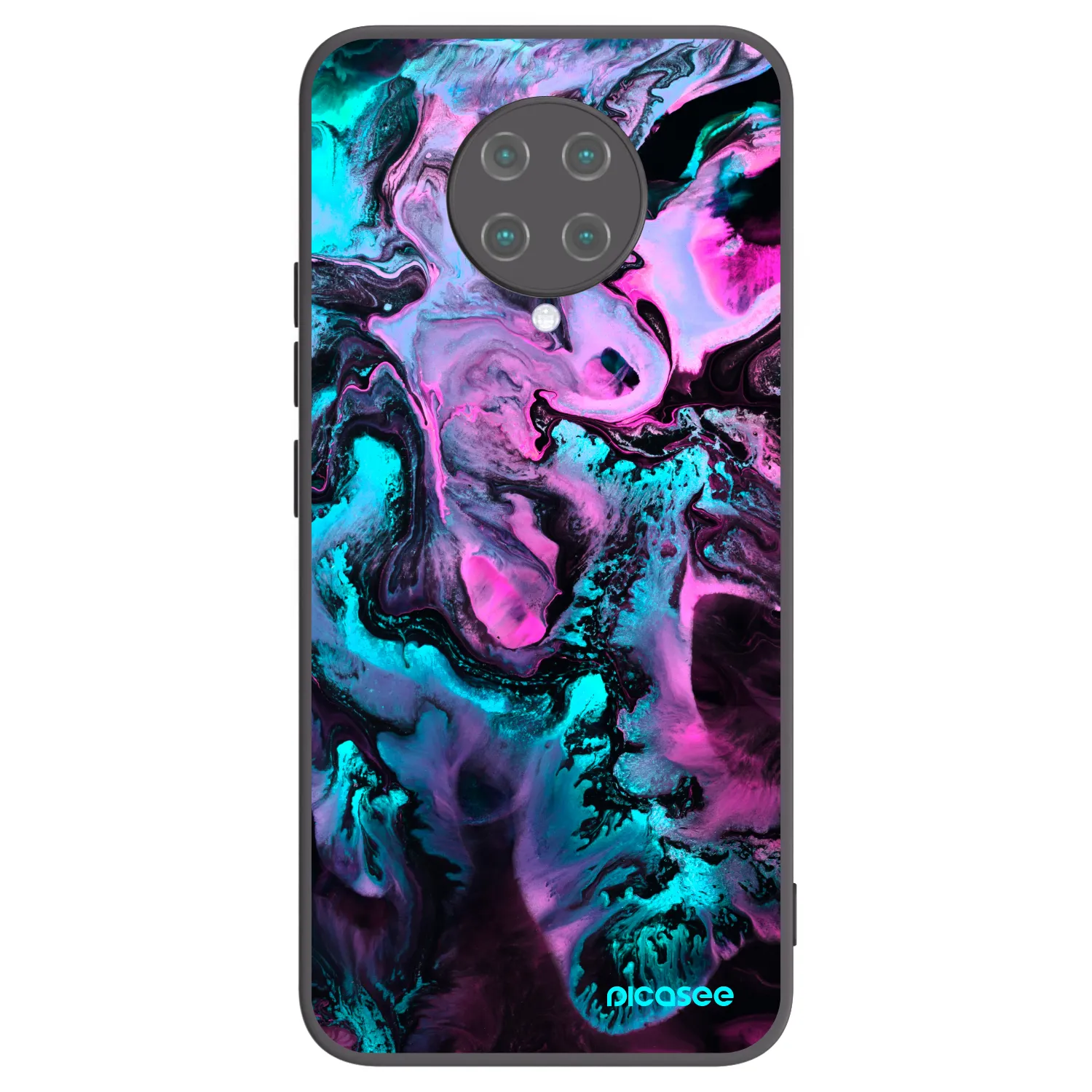 Picasee husă neagră din silicon pentru Xiaomi Poco F2 Pro - Lean