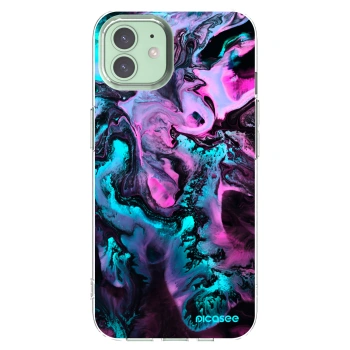 Picasee husă transparentă din silicon pentru Apple iPhone 12 - Lean